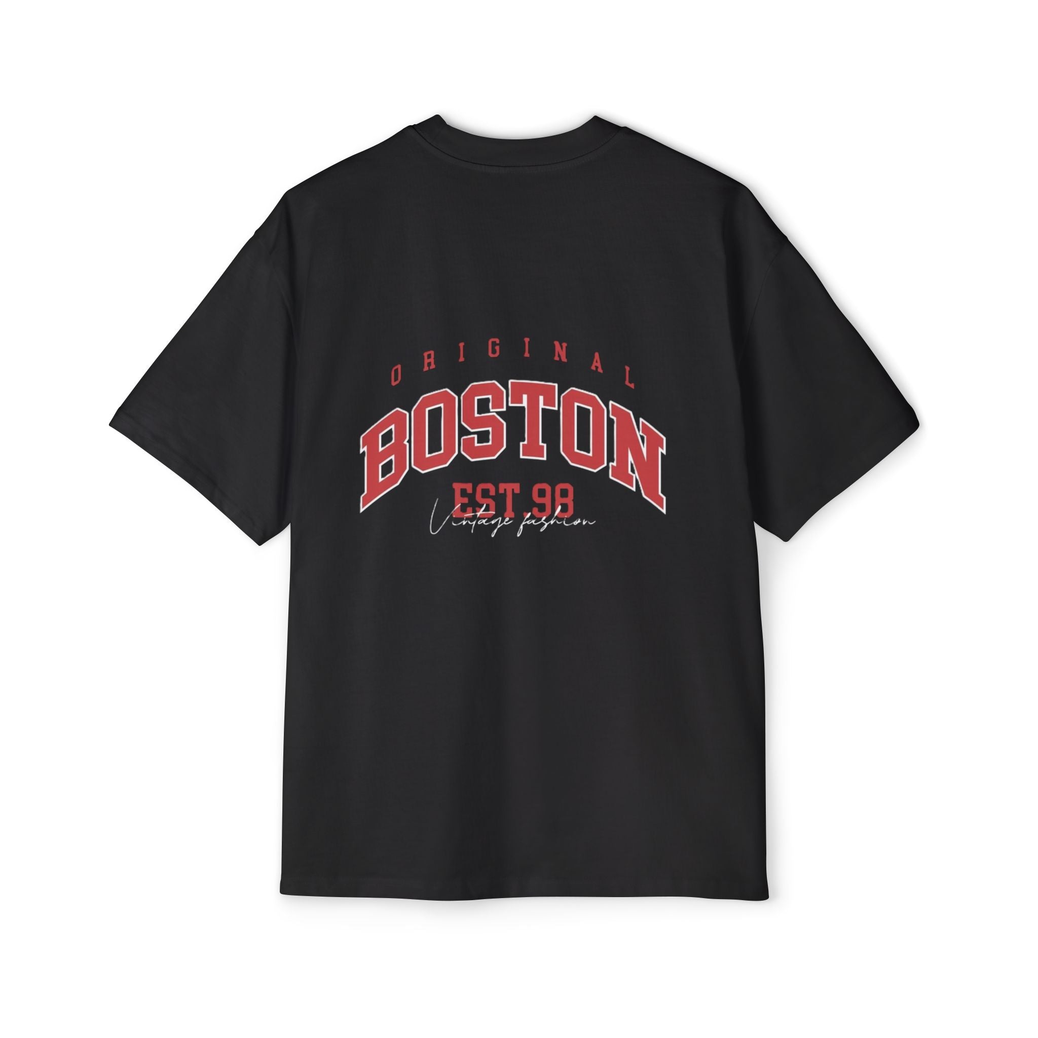 Oversized Black Tee - Men