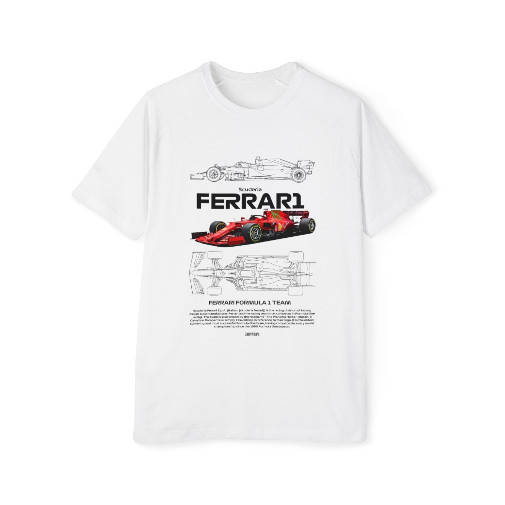 Ferrari White Tee - Men