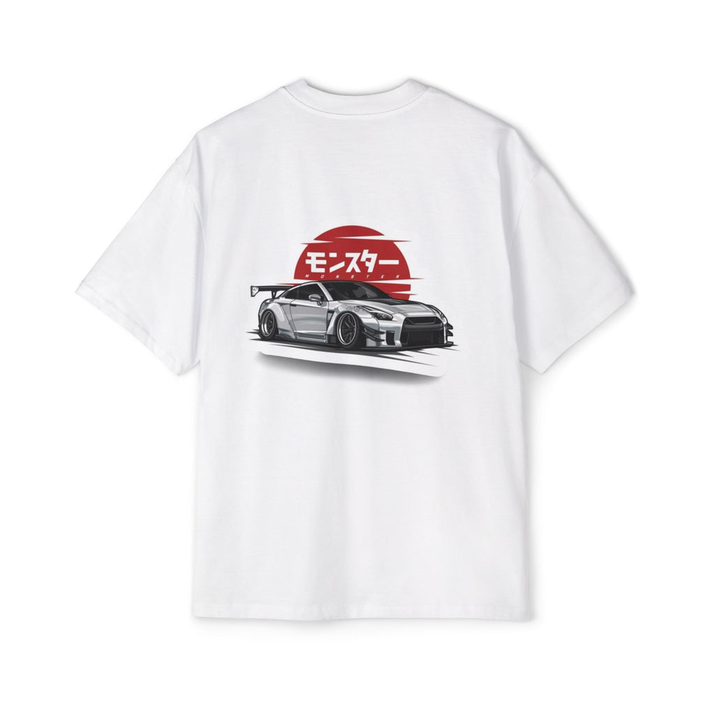 Oversized GTR White Tee - Men