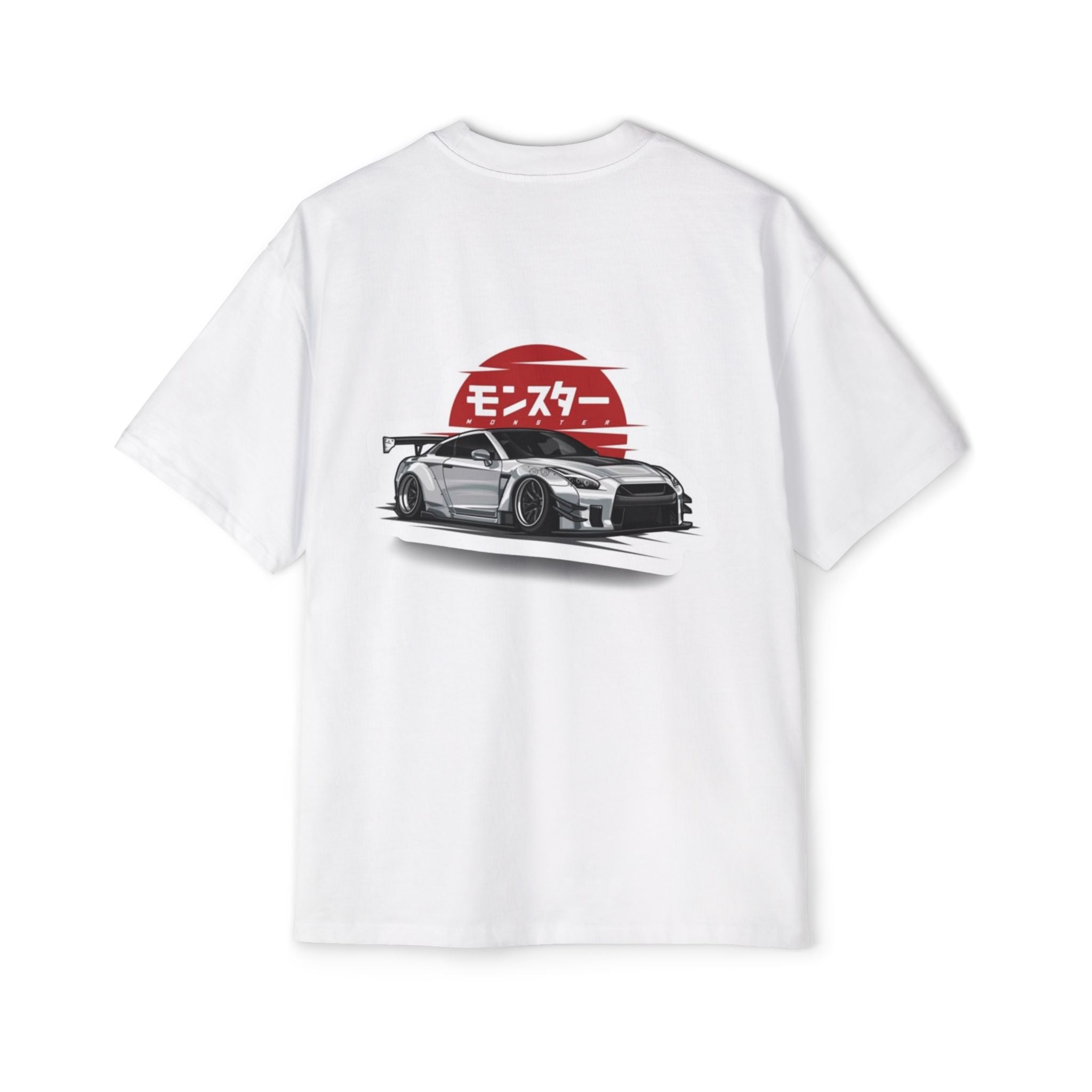 Oversized GTR White Tee - Men
