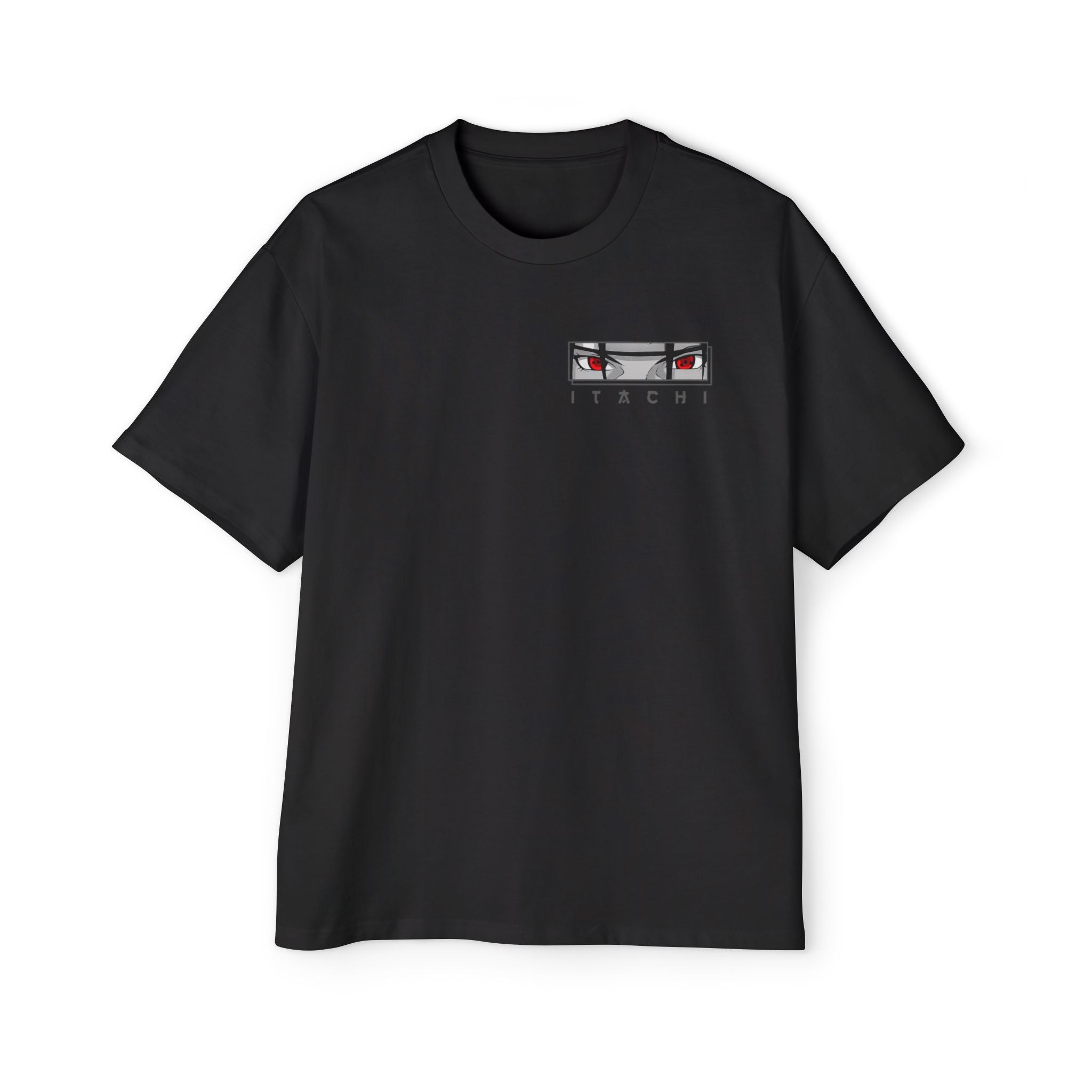 Anime Oversized Black Tee - Men