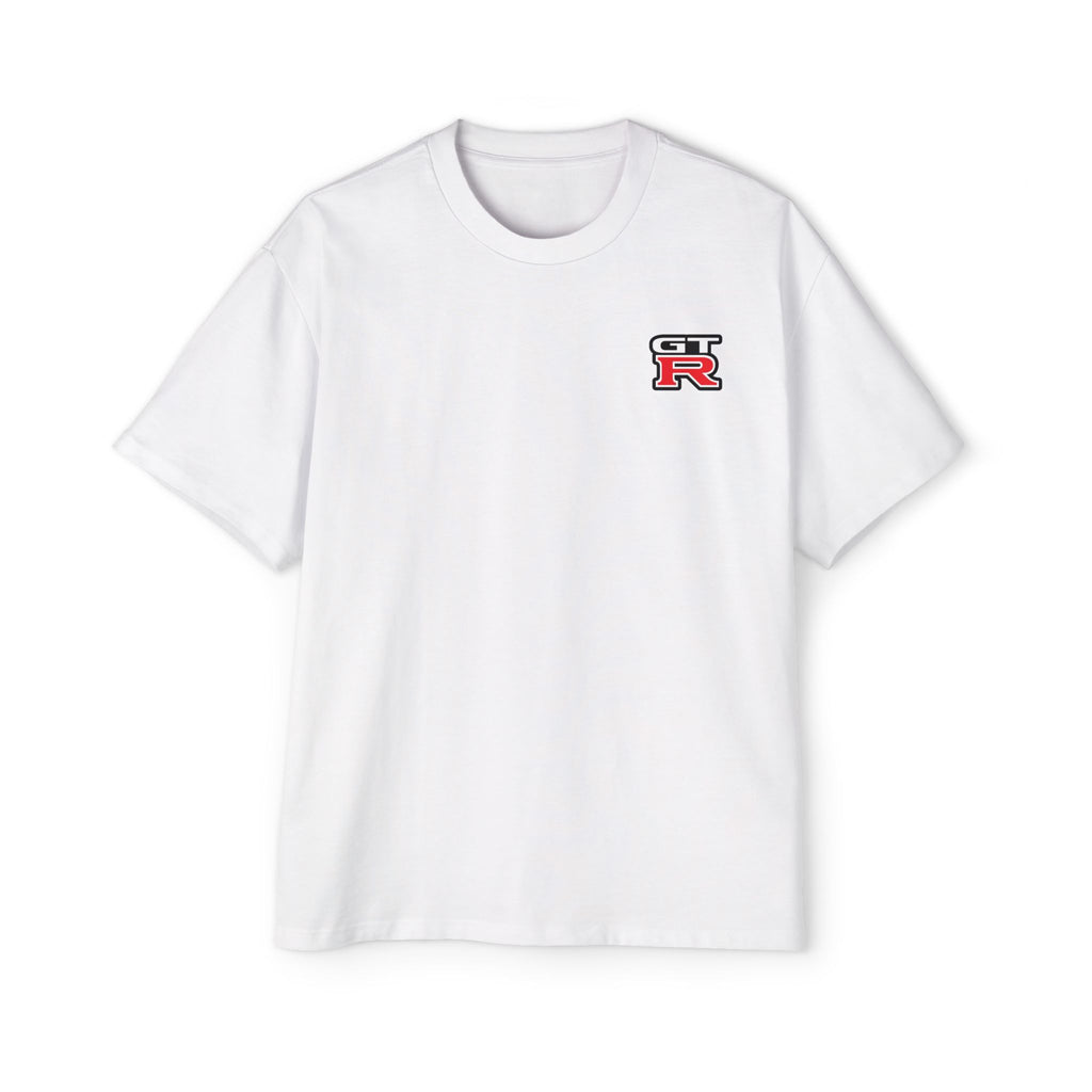 Oversized GTR White Tee - Men