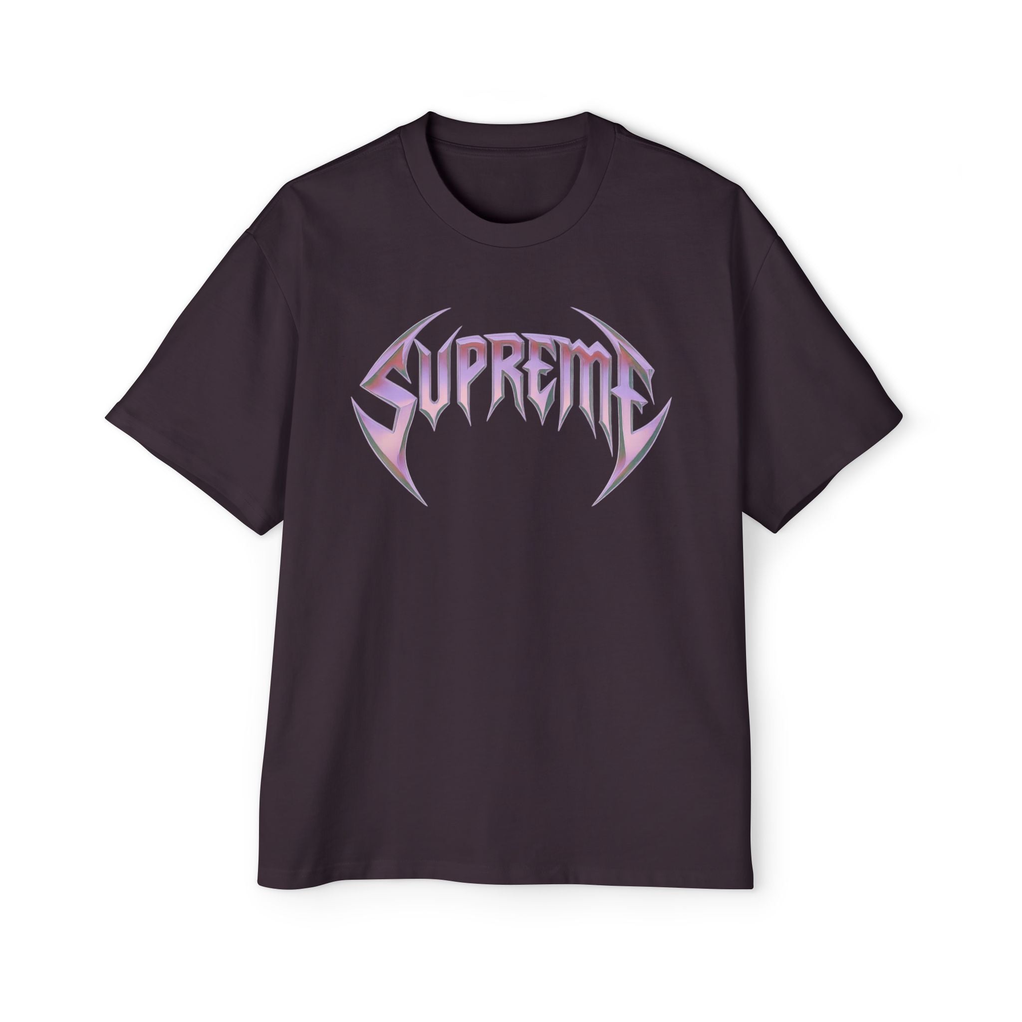 Oversized Dark Purple Tee - Men