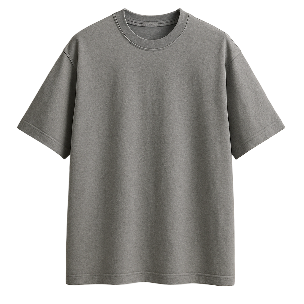 Plain Oversized Grey Tee