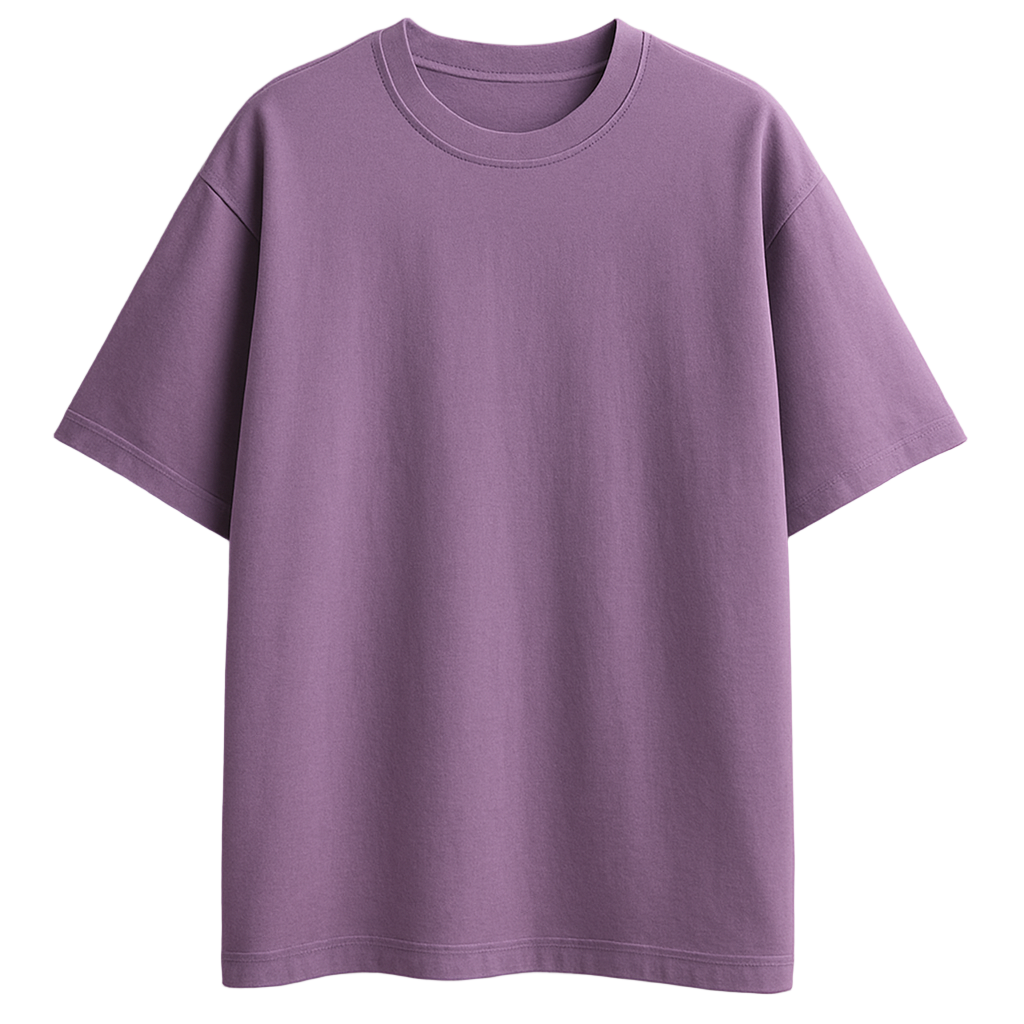 Plain Oversized Purple Tee